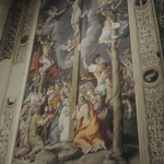 Dipinto di Giulio Romano in S. Andrea: Longino raccoglie il Sangue di Cristo